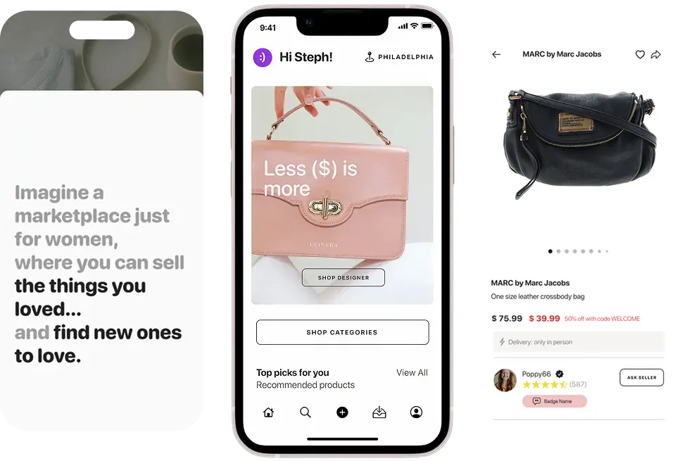 App mobile screenshots